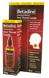 BETADINE Sore Throat Gargle 40ml
