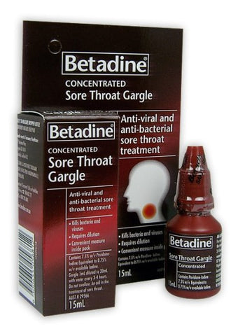 BETADINE Sore Throat Gargle 15ml
